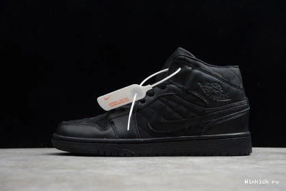 AIR JORDAN QUILTED MID BLACK 1 1010